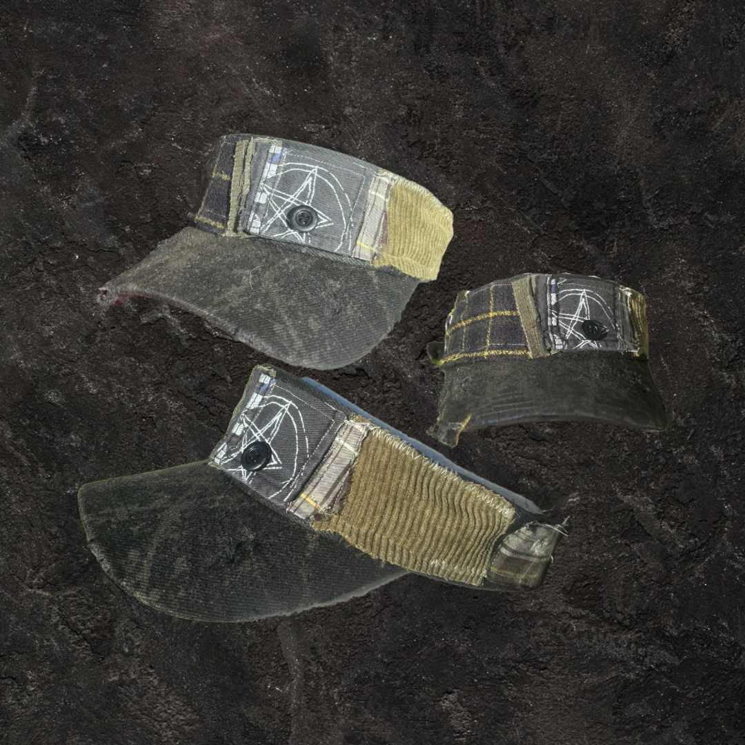 PATCHWORK GRUNGE VISOR